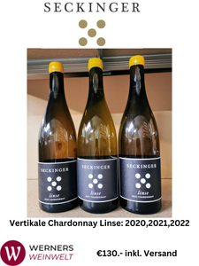 Vertikale Chardonnay Linse, Weingut Seckinger